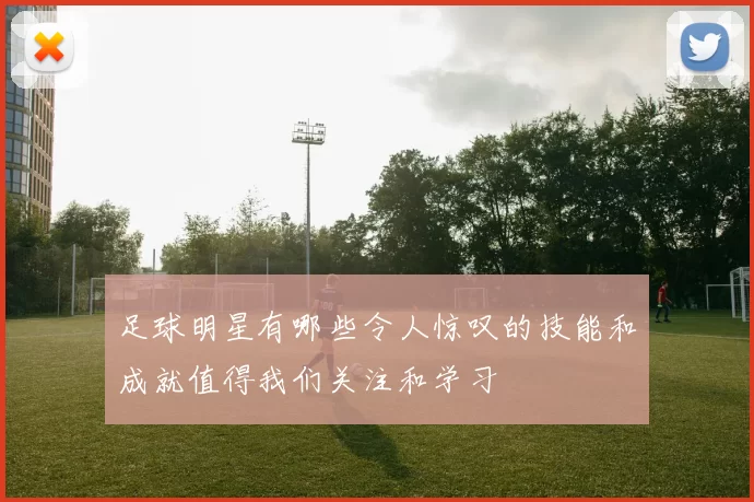 足球明星有哪些令人惊叹的技能和成就值得我们关注和学习