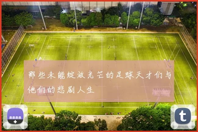 那些未能绽放光芒的足球天才们与他们的悲剧人生